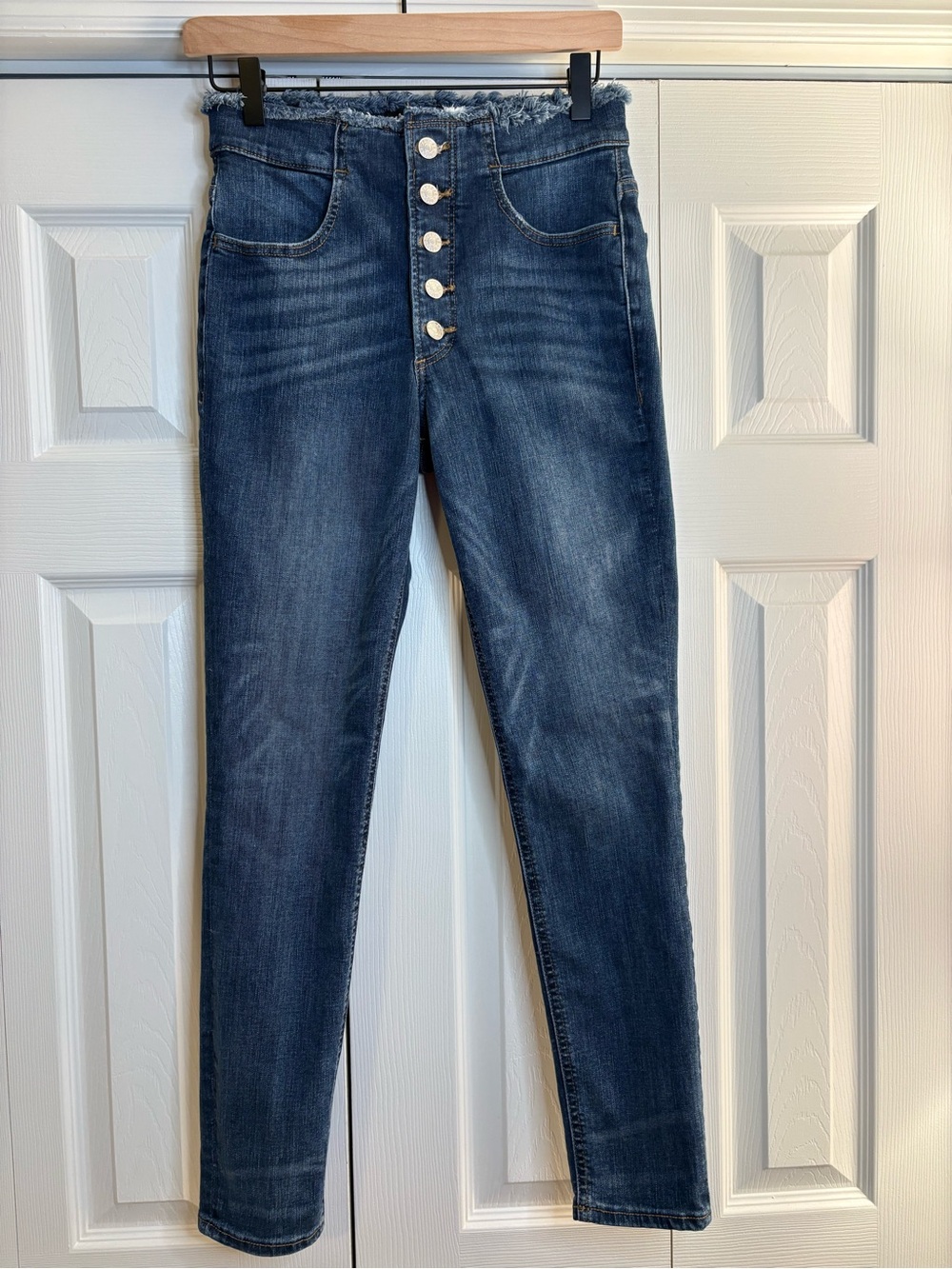 Women’s Express Denim Perfect Fit high rise ankle jeans size 4R